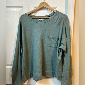 Pact Slouchy Open-Back Sweatshirt - Women’s Size XL